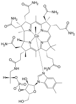 Strukturformel: Methylcobalamin Strukturformel: Methylcobalamin